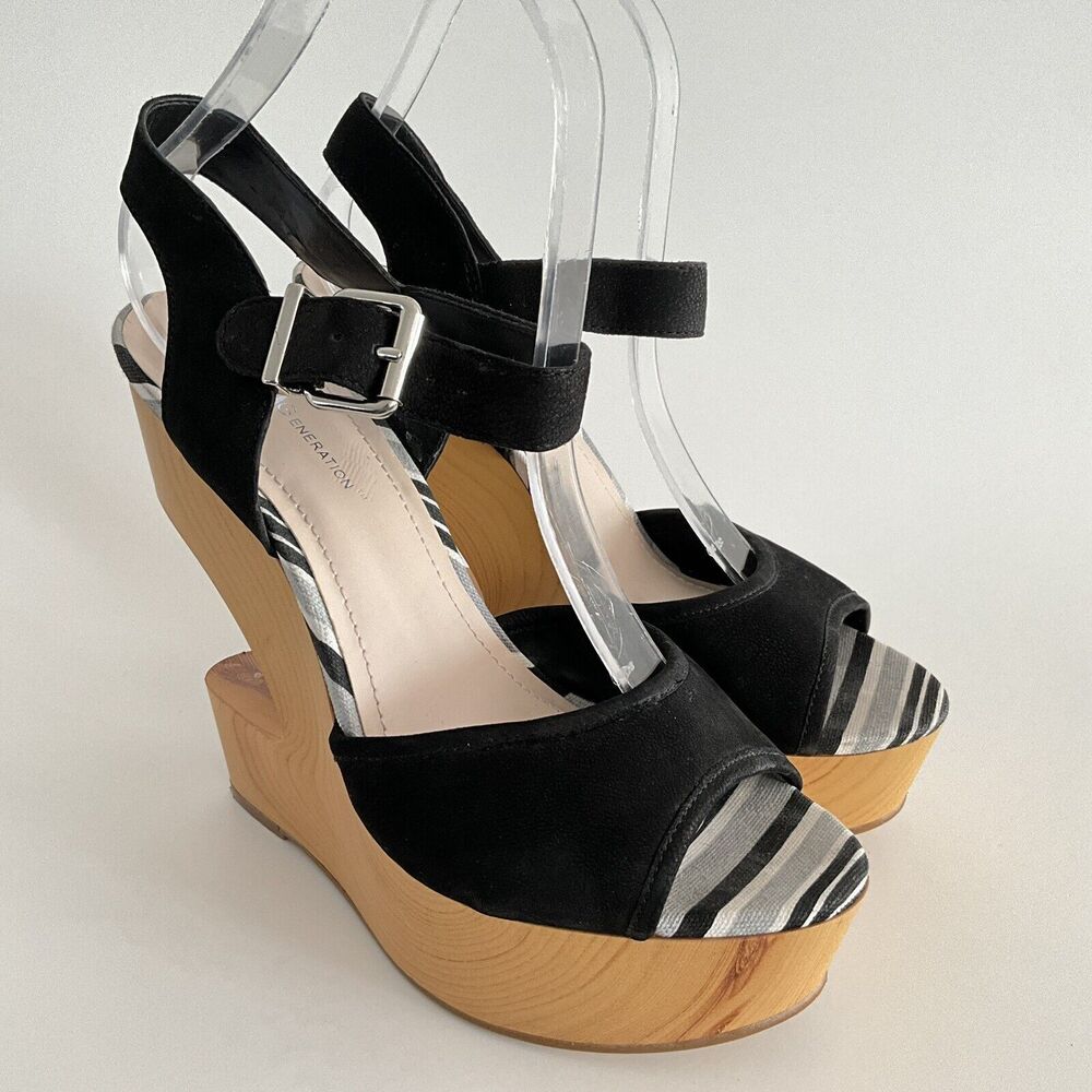 BCBGeneration Suede Vendi Open-toe Platform Sanda… - image 12